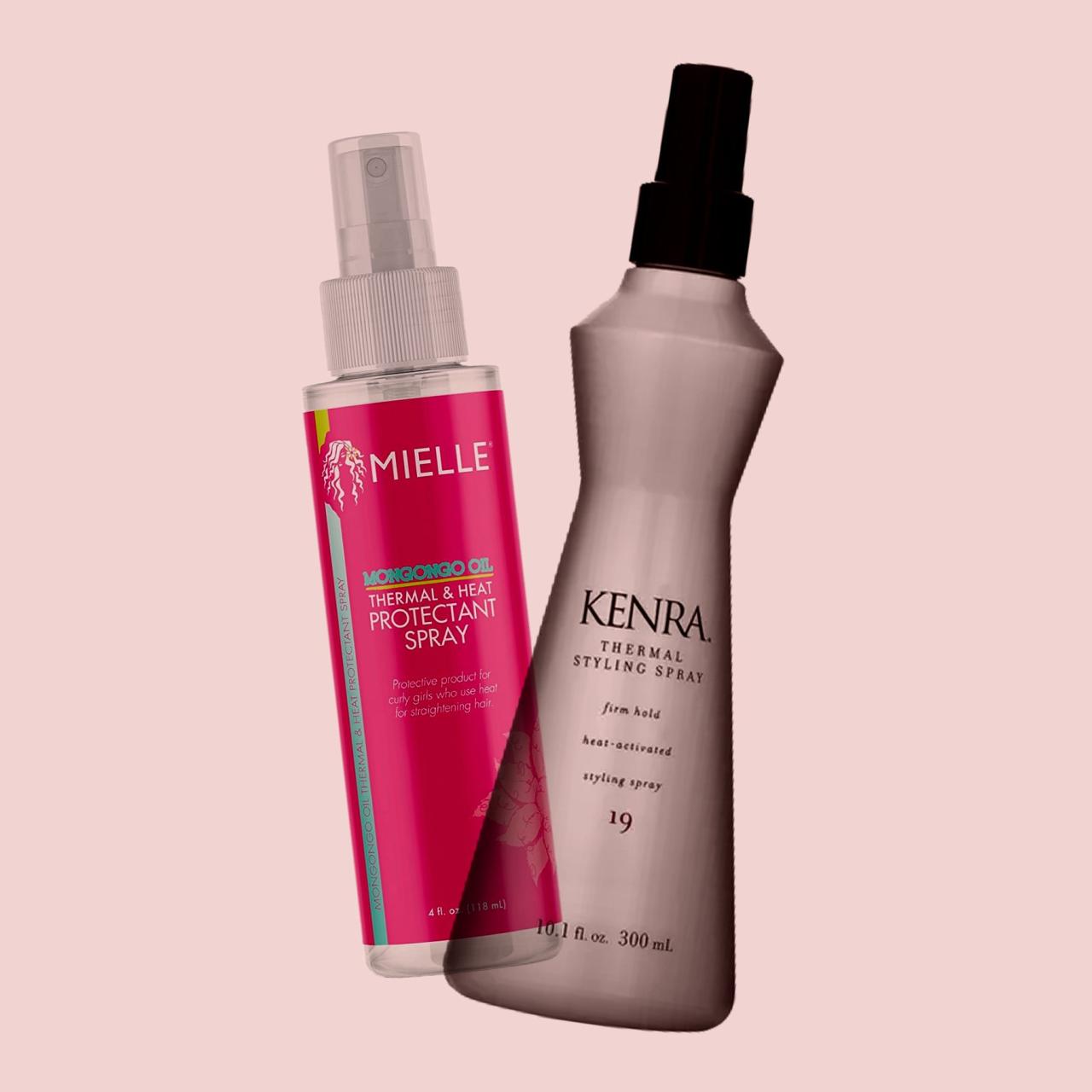 Hair essence for heat protection before styling