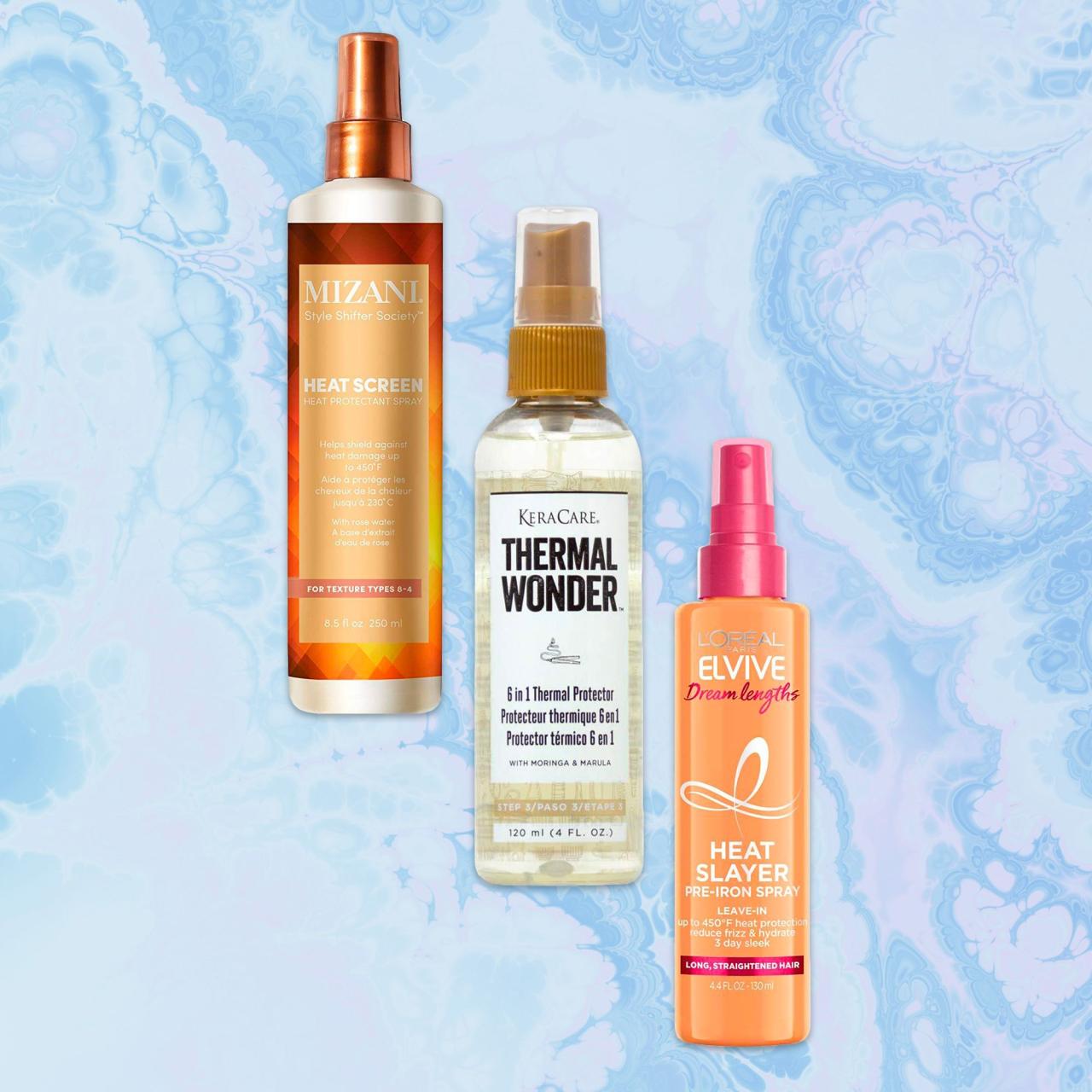 Hair essence for heat protection before styling