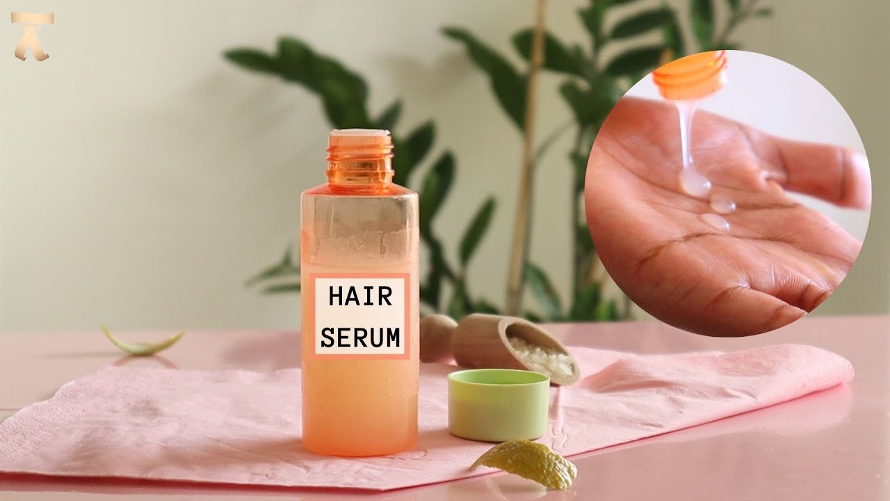 Hair serum homemade DIY hair essence recipes for natural hair care