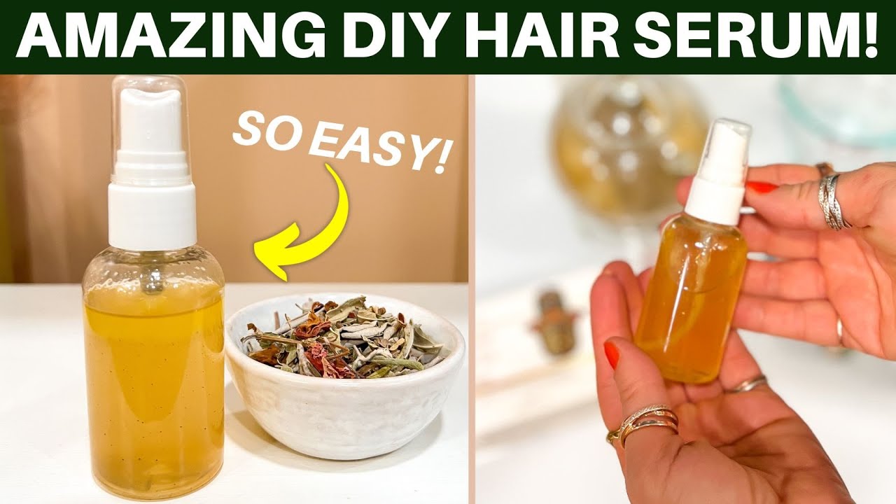 DIY hair essence recipes for natural hair care