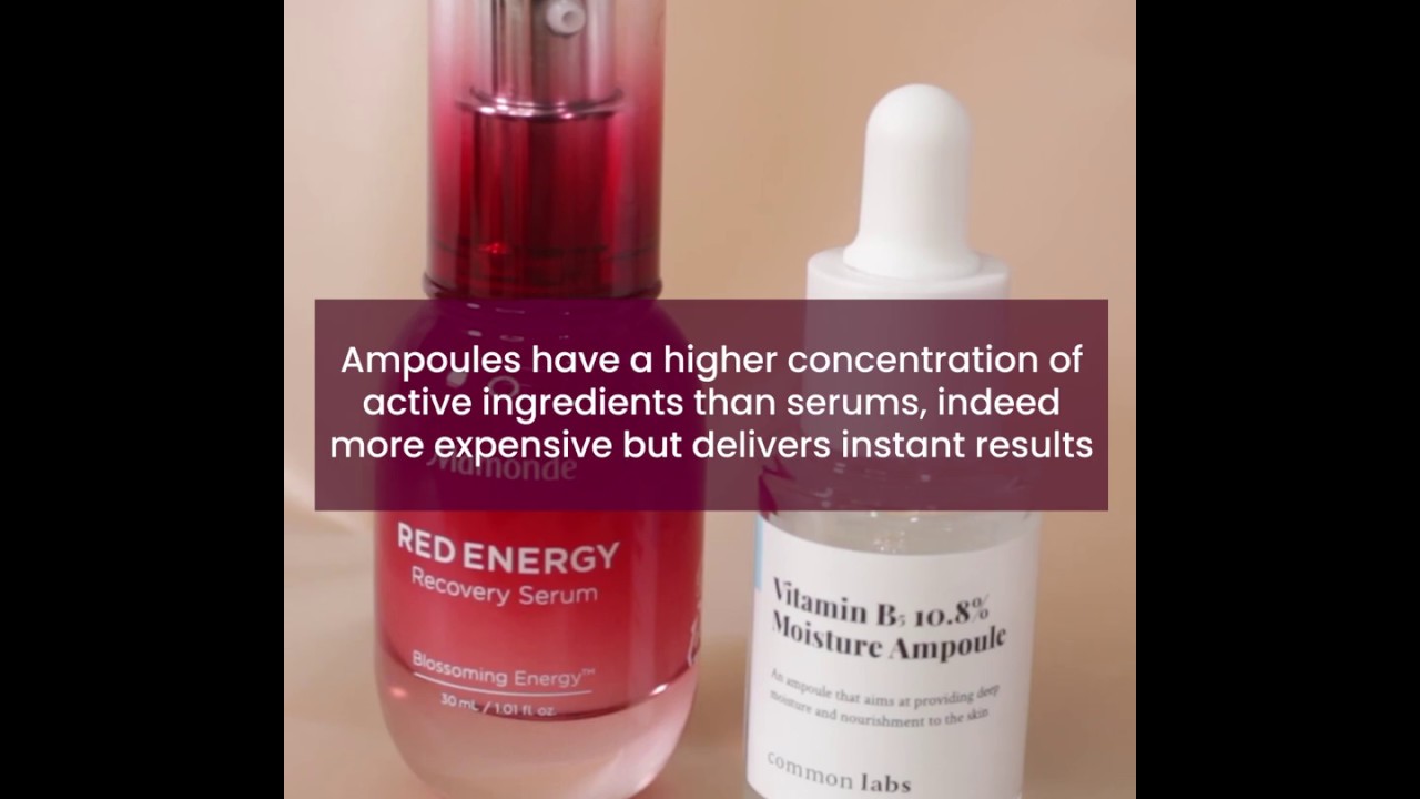 Comparing vial ampoules vs regular serums for effectiveness