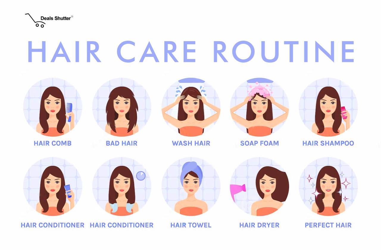 Hair essence routine for healthy hair growth
